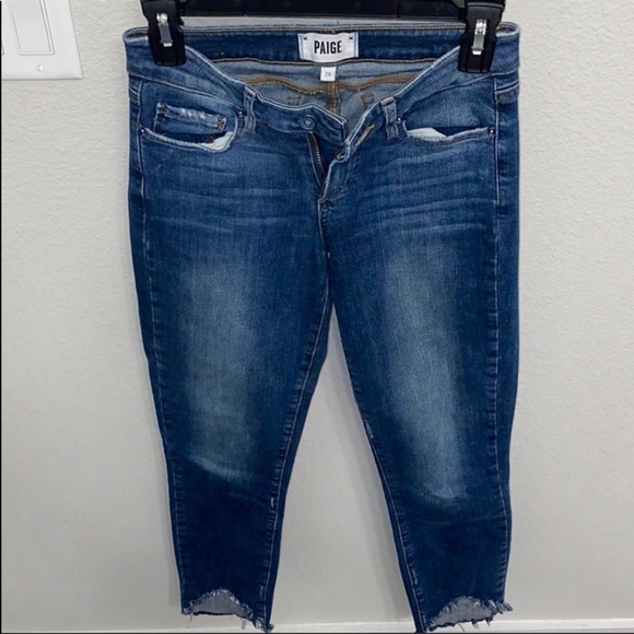 Paige Verdugo ankle crop jeans. Perfect condition - Picture 3 of 4